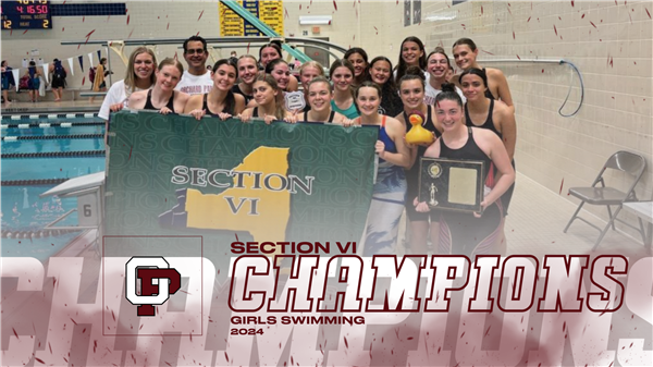 Girls Swimming - Section VI, Class A Champions